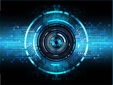 Siber devre gelecekteki teknoloji kavramı