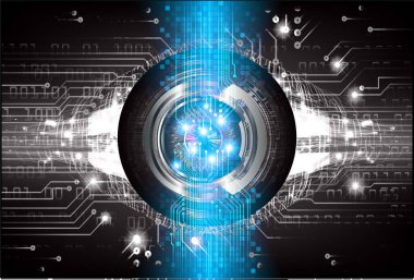 Siber devre gelecekteki teknoloji kavramı