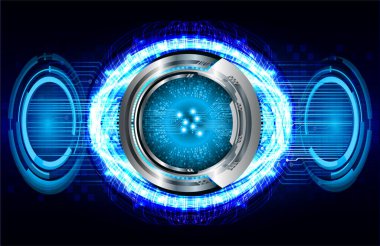 Siber devre gelecekteki teknoloji kavramı