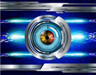 Sanal teknoloji arkaplanı devresi