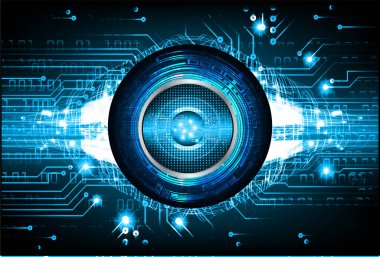 Sanal teknoloji arkaplanı devresi