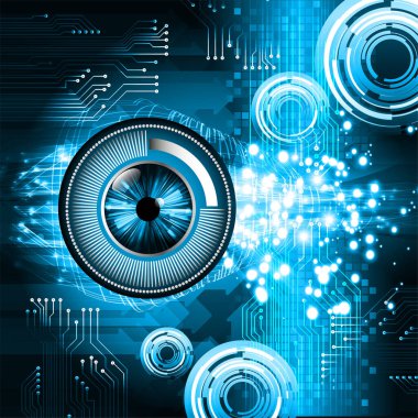 Siber devre gelecekteki teknoloji kavramı