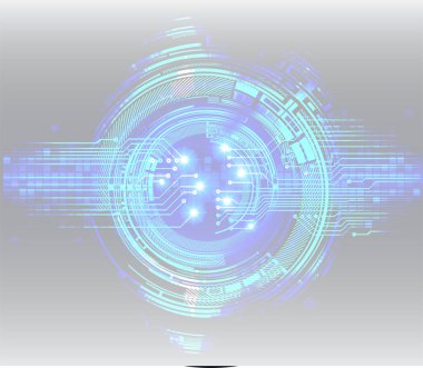 Siber devre gelecekteki teknoloji kavramı