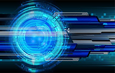 Dolabı olan arka plan vektör illüstrasyonu, dijital güvenlik kavramı