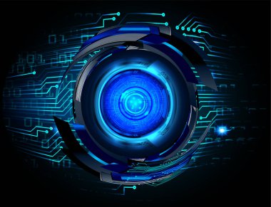 Siber devre gelecekteki teknoloji kavramı