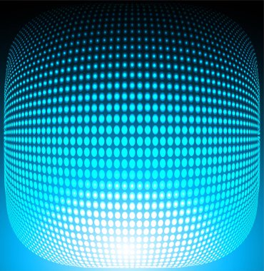 Noktalı ve daireli soyut arkaplan