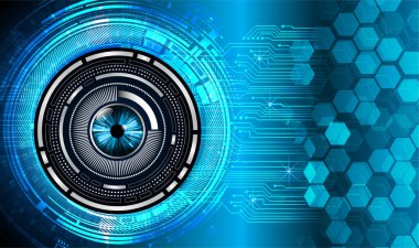 Siber devre gelecekteki teknoloji kavramı