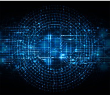 Siber devre gelecekteki teknoloji kavramı