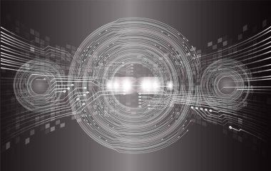 Siber devre gelecekteki teknoloji kavramı