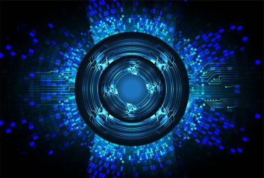 Siber devre gelecekteki teknoloji kavramı