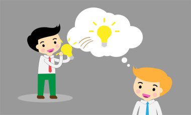 İş adamı ve iş kadını düşüncesi