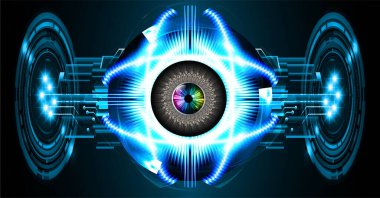 Siber devre gelecekteki teknoloji kavramı