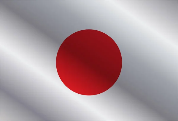 日本の国旗 — ストックベクタ