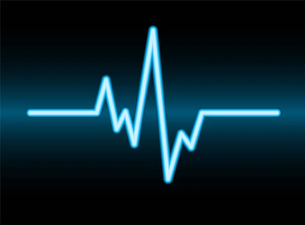 Vector Illustration Medical Heartbeat — Stock Vector