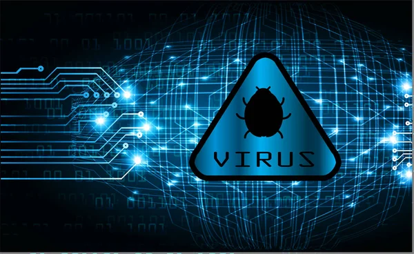 Contexte Abstrait Avec Virus Concept Médical — Image vectorielle