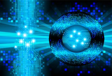 Siber devre gelecekteki teknoloji kavramı