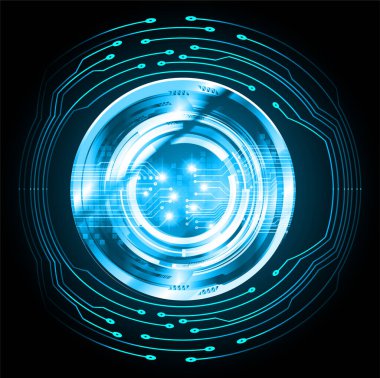 Siber devre gelecekteki teknoloji kavramı