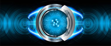 Siber devre gelecekteki teknoloji kavramı