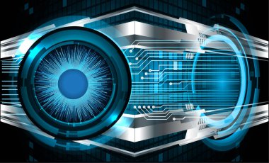 Siber devre gelecekteki teknoloji kavramı