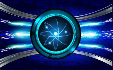 Sanal teknoloji arkaplanı devresi