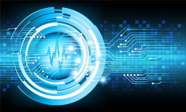 Siber devre gelecekteki teknoloji kavramı