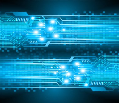 Siber devre gelecekteki teknoloji kavramı