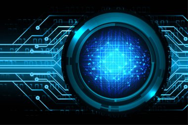 Siber devre gelecekteki teknoloji kavramı