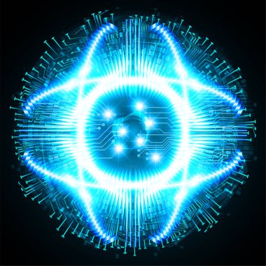 Siber devre gelecekteki teknoloji kavramı