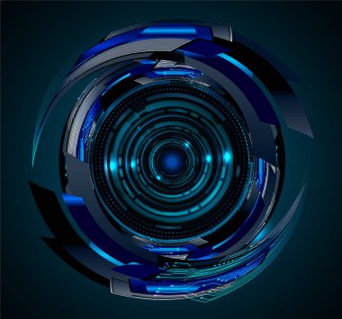 Siber devre gelecekteki teknoloji kavramı