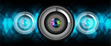 Sanal teknoloji arkaplanı devresi