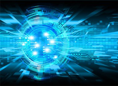 Siber devre gelecekteki teknoloji kavramı