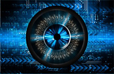 Sanal teknoloji arkaplanı devresi