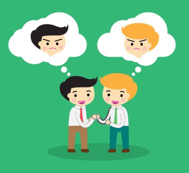 iş kavramı, vektör illüstrasyonu