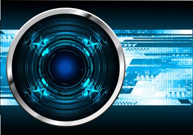 göz siber devre gelecekteki teknoloji konsepti