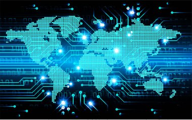 soyut gelecek duvar kağıdı, dijital arkaplan