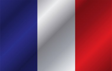 Fransa arka planının iğrenç bayrağı