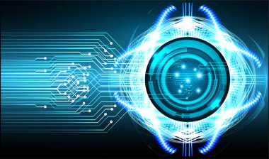 Siber devre gelecekteki teknoloji kavramı