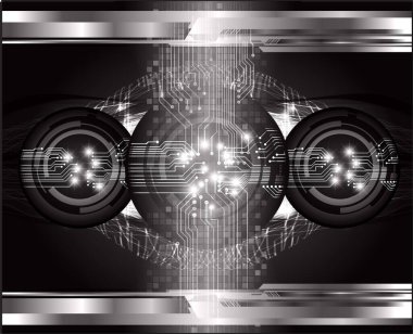 Siber devre gelecekteki teknoloji kavramı