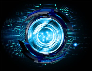 Siber devre gelecekteki teknoloji kavramı