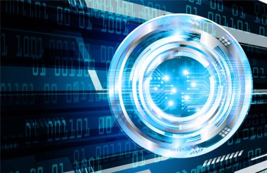 Siber devre gelecekteki teknoloji kavramı