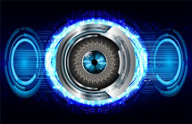 Siber devre gelecekteki teknoloji kavramı