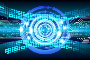 Siber devre gelecekteki teknoloji kavramı