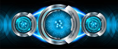 Siber devre gelecekteki teknoloji kavramı