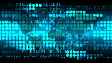 soyut gelecek duvar kağıdı, dijital arkaplan