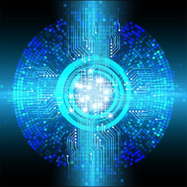 Siber devre gelecekteki teknoloji kavramı