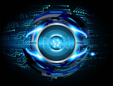 Siber devre gelecekteki teknoloji kavramı