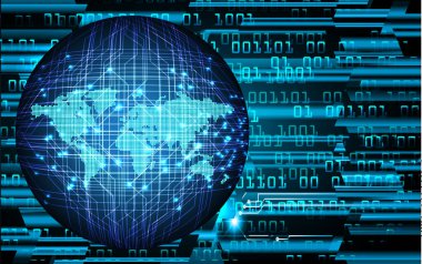 siber güvenlik konsepti arka plan, soyut fütüristik duvar kağıdı