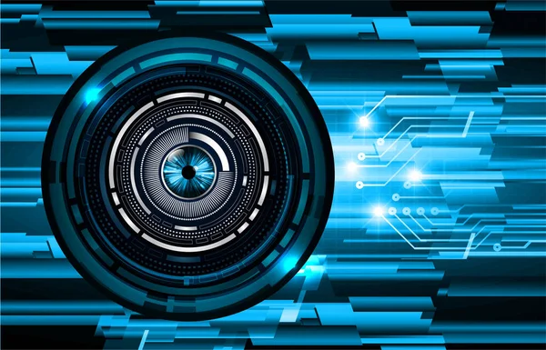 göz siber devre gelecekteki teknoloji konsepti