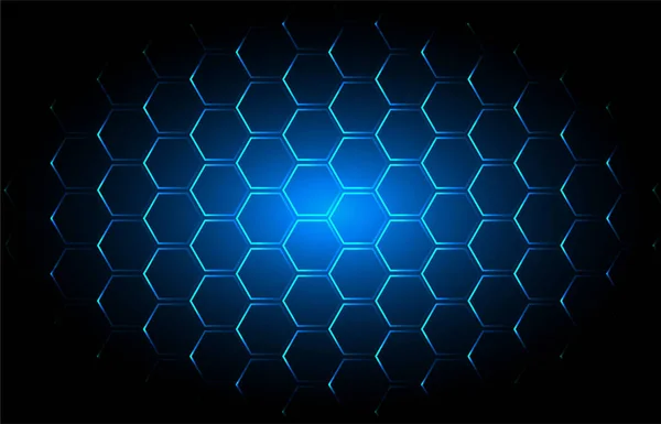 Fond Abstrait Avec Hexagone Hexagones — Image vectorielle