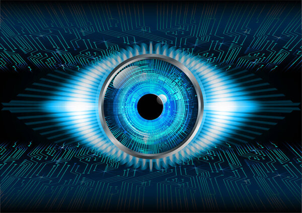 cyber circuit future technology concept background